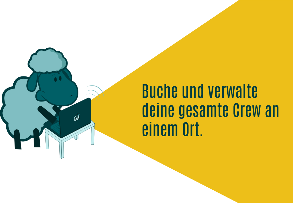 Buche und verwalte mit callsheep deine gesamte Crew an einem Ort